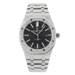 Audemars Piguet Royal Oak Frosted Gold 41mm Black Dial Steel – VIP Version