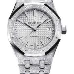 Audemars Piguet Royal Oak Frosted Gold 41mm Silver Dial Steel – VIP Version