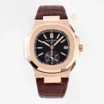 Patek Philippe Nautilus Chronograph 5980/1AR-001 40.5mm Black Dial – VIP Version