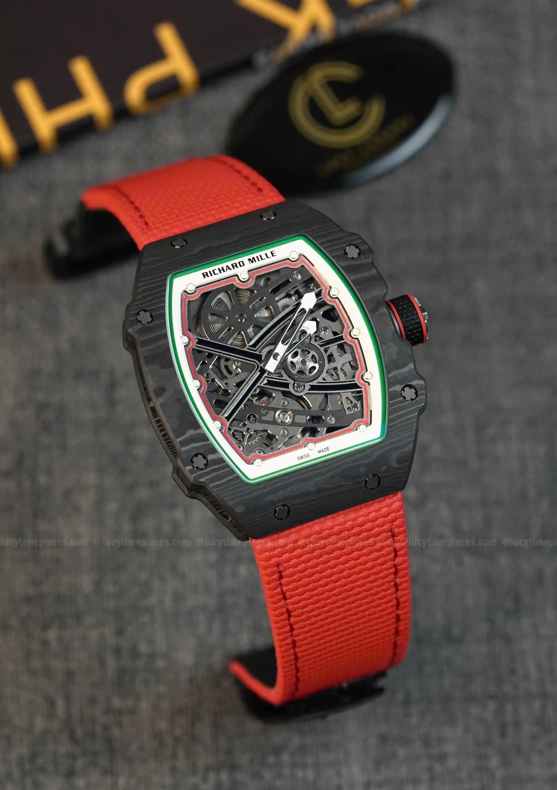 Richard Mille RM67-02 Italy Black Carbon TPT Italy Custom Modify – Handcrafted Version - 图片 2