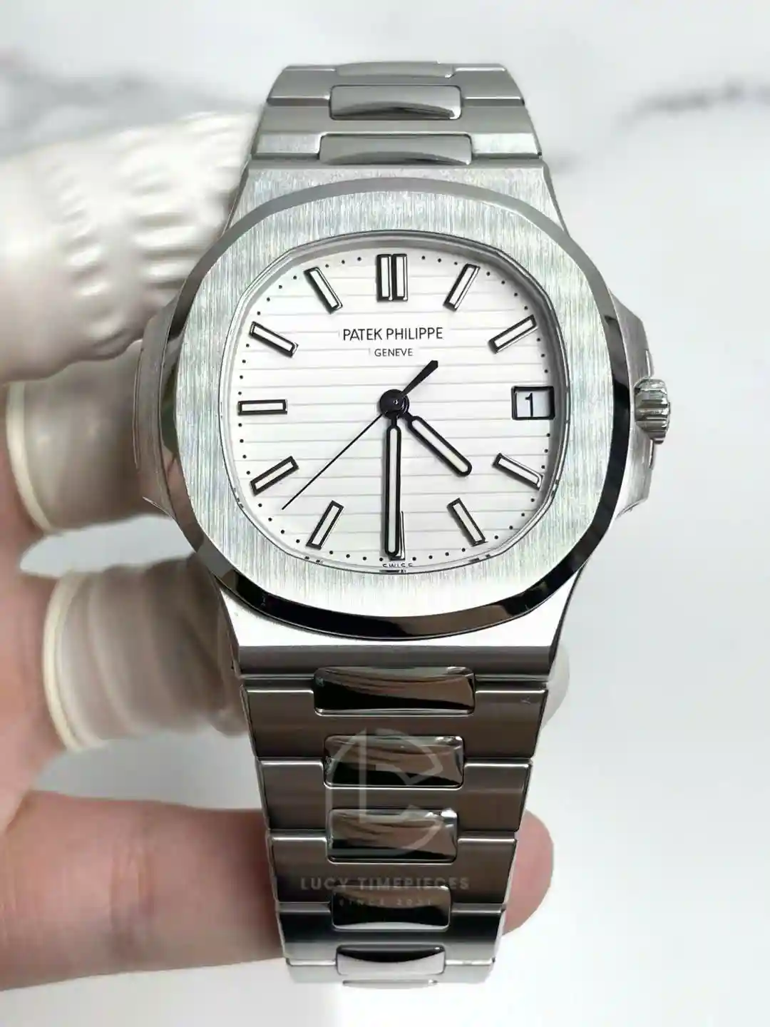 Patek Philippe Nautilus 5711A White 40mm Custom MODIFY 2026 – Handcrafted Version - 图片 2