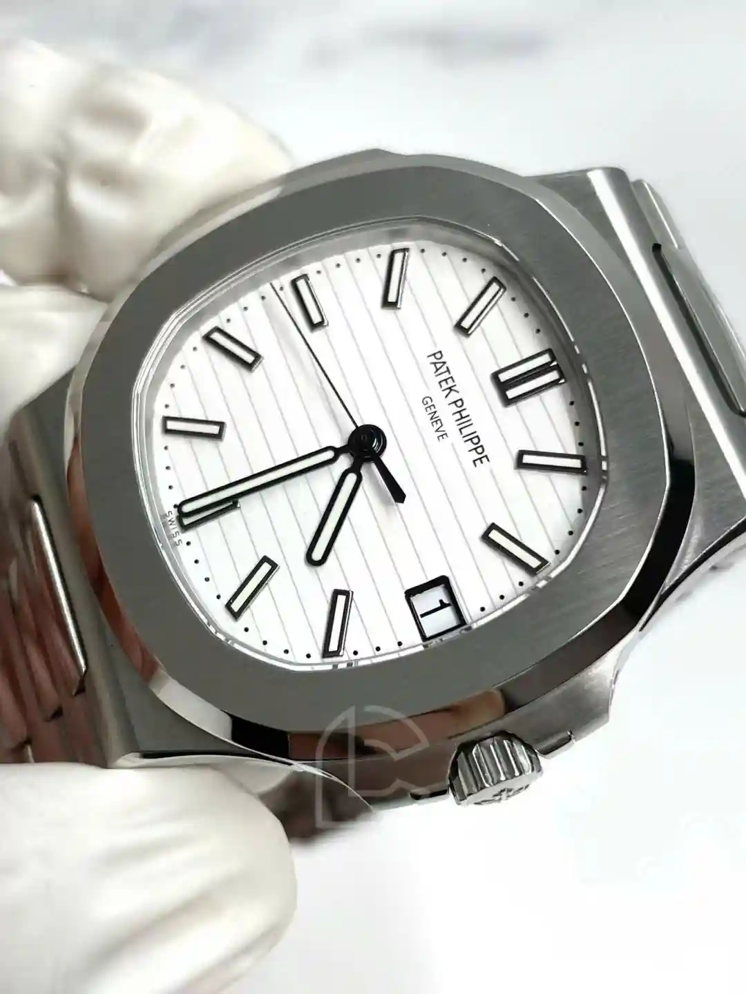 Patek Philippe Nautilus 5711A White 40mm Custom MODIFY 2026 – Handcrafted Version - 图片 3