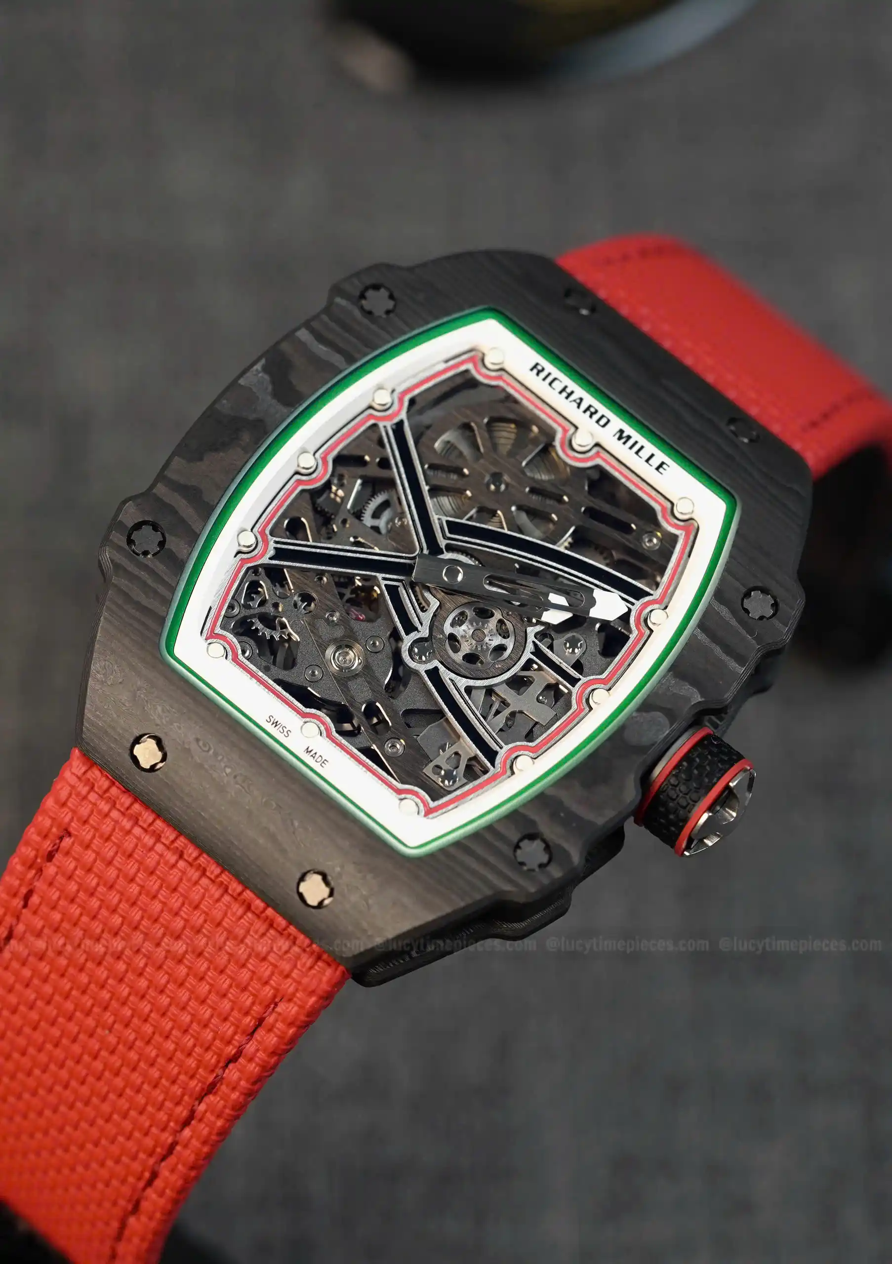 Richard Mille RM67-02 Italy Black Carbon TPT Italy Custom Modify – Handcrafted Version - 图片 4
