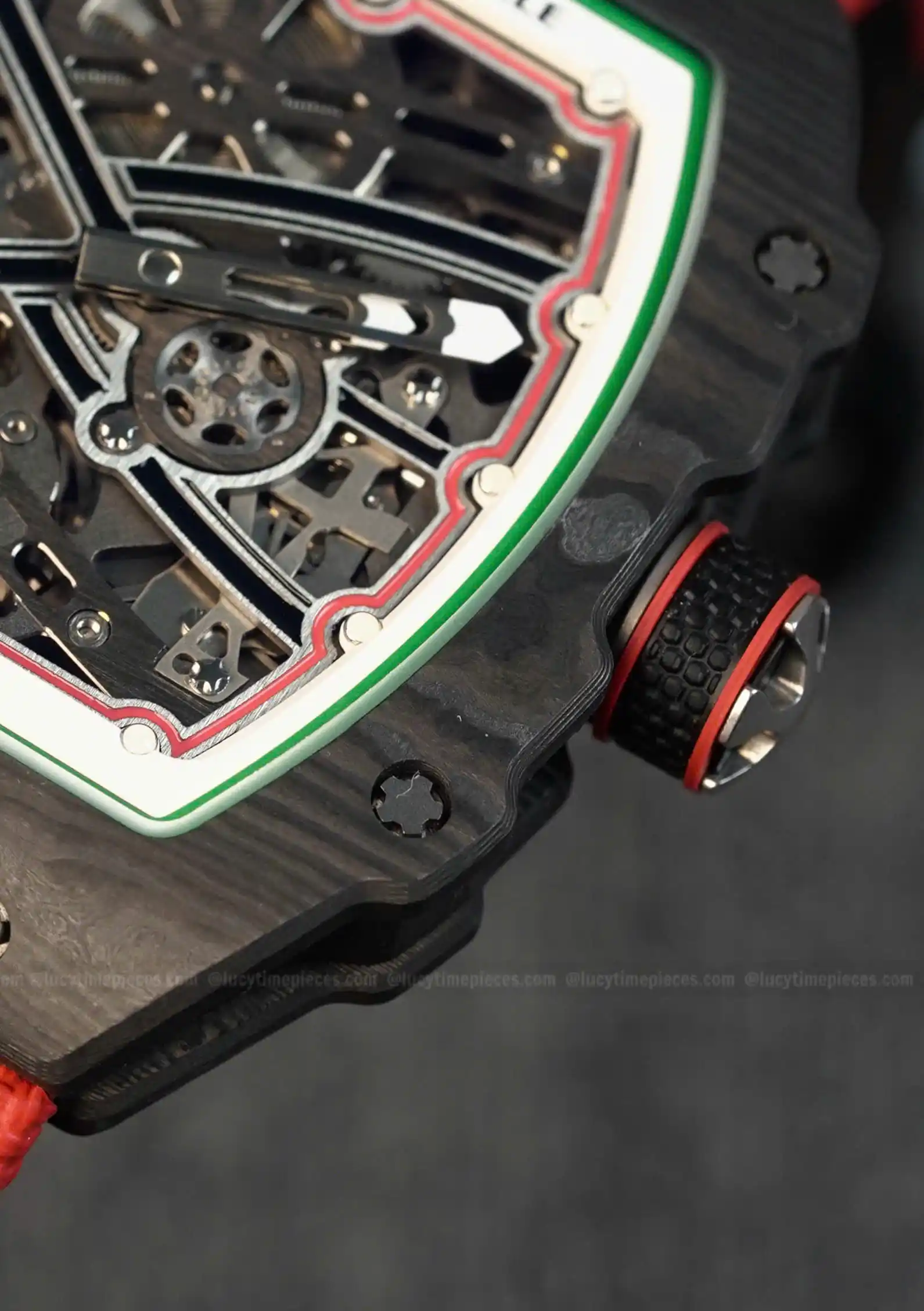 Richard Mille RM67-02 Italy Black Carbon TPT Italy Custom Modify – Handcrafted Version - 图片 6
