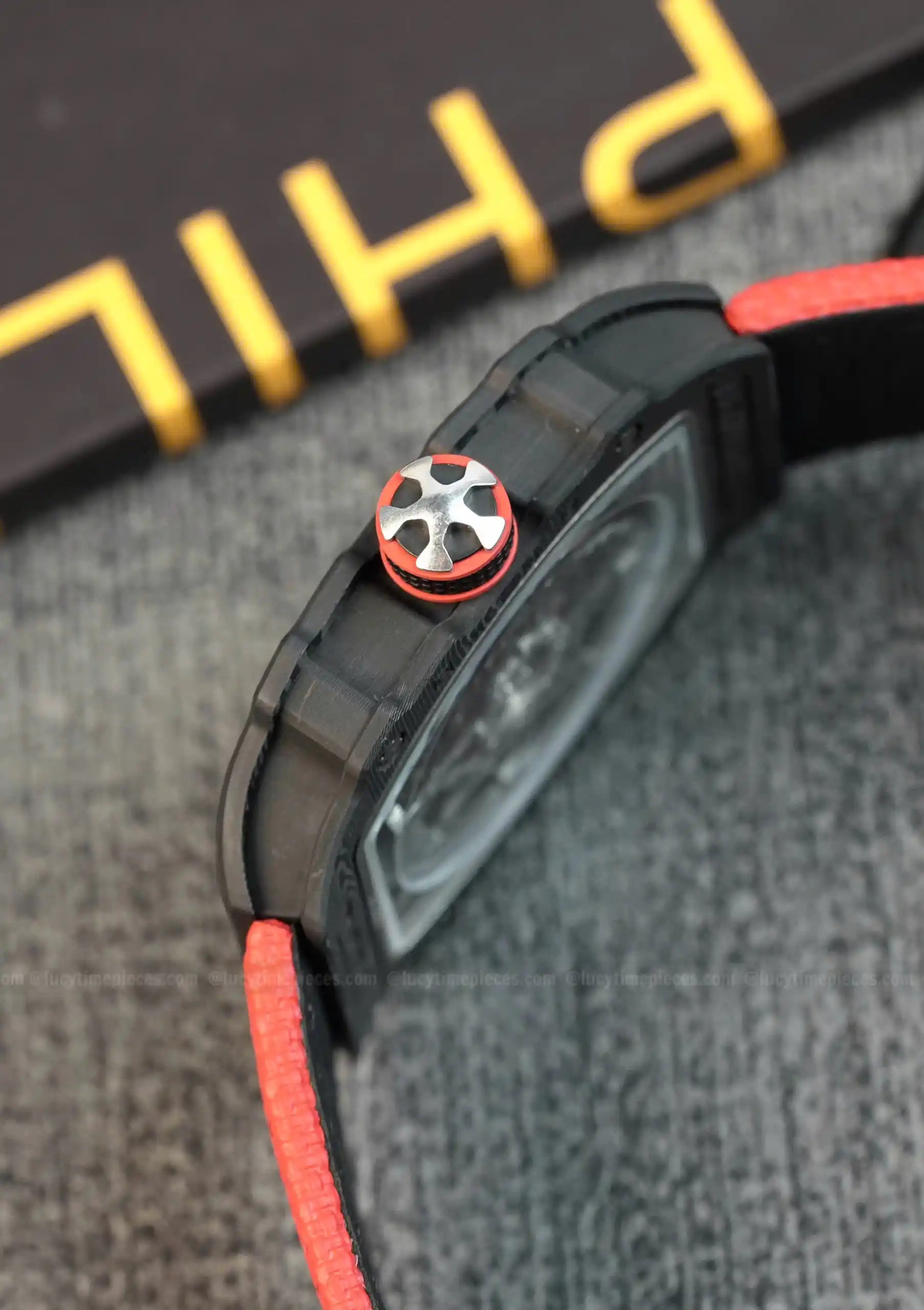 Richard Mille RM67-02 Italy Black Carbon TPT Italy Custom Modify – Handcrafted Version - 图片 10