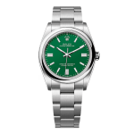 Rolex Oyster Perpetual 41mm 124300 Green Dial Steel – VIP Version